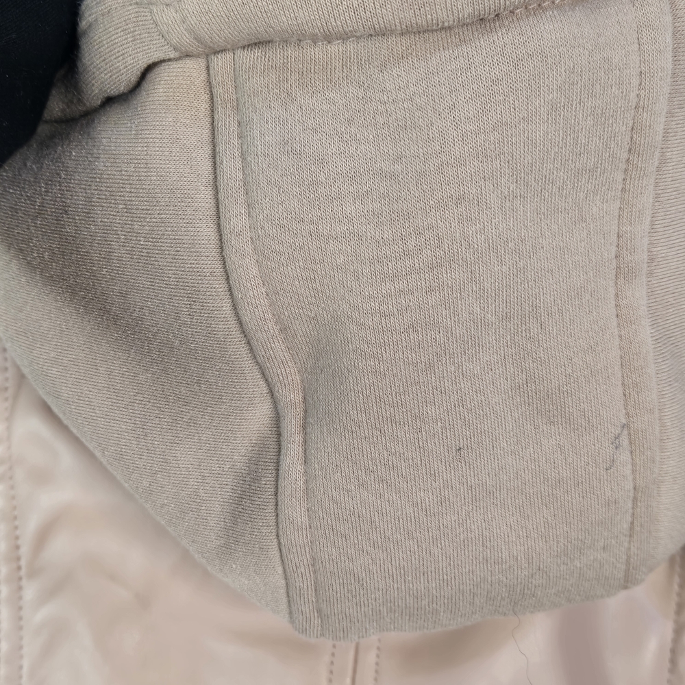 Snobbish Junior Size M Faux Leather Pink Hooded Zip Up Jacket NWT - Picture 10 of 12